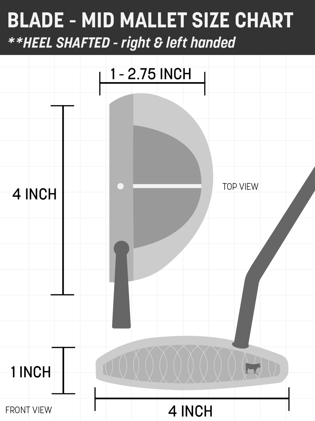 The Bullpen XL Blade Putter-Cover